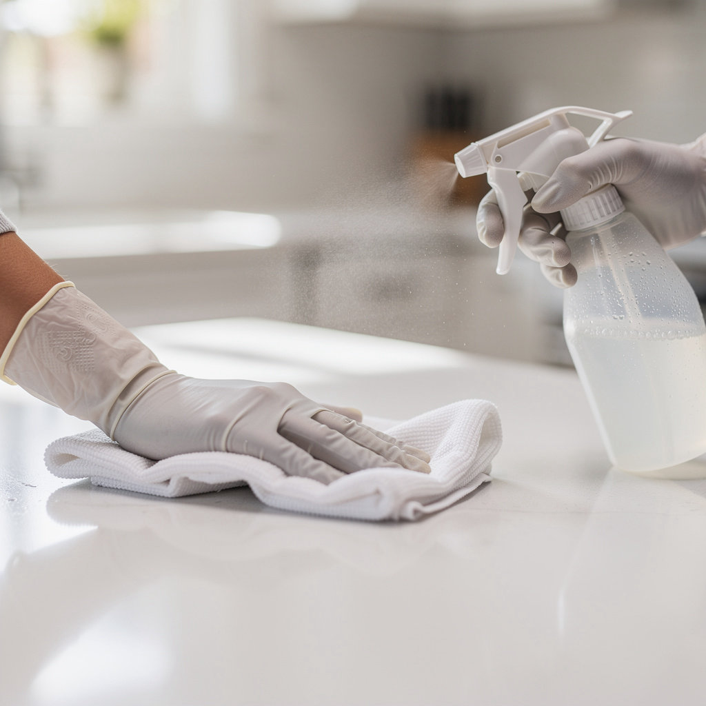 Juany Cleaning Service professional residential cleaning in a bright Santa Barbara living room